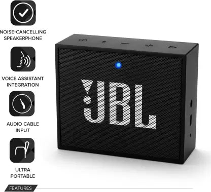 JBL Go PLUS Portable Bluetooth Speaker  (Black, Mono Channel) JBL Go PLUS Portable Bluetooth Speaker  (Black, Mono Channel)